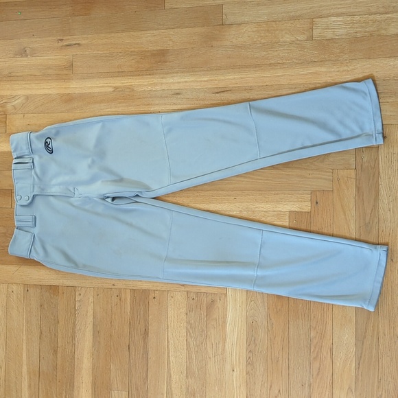 Rawlings Gray Adult LNCHSR Launch Semi-Relaxed Baseball Pants Size Medium - Picture 2 of 10